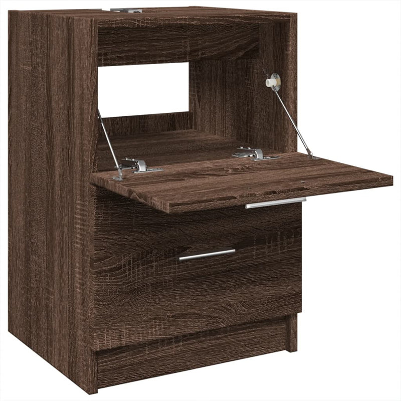 Briell Under Sink Cabinet, Brown oak look