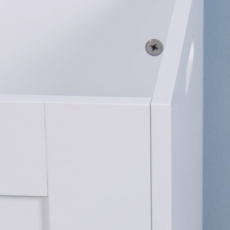 Lift Top Entryway Storage Cabinet With 2 Safety Hinge