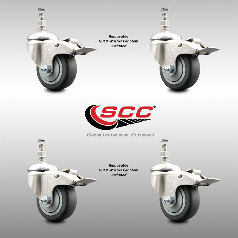 Thermoplastic Rubber Casters
