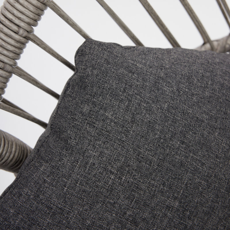 Tyle Outdoor Garden Chair, Grey, Dark Grey