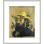 Self-Portrait in a Straw Hat by Paul Cézanne -Framed Giclee Print