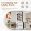 Grand bahut autoportant avec plateau en faux marbre-131454846