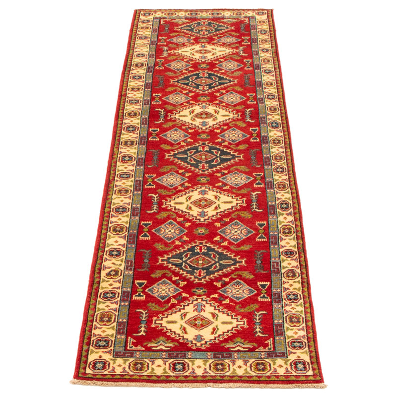 Tapis de couloir unique en laine noué à la main nouvel âge 2 pi 7 po x 10 pi Aalijah