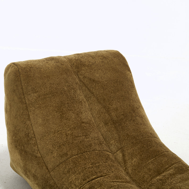 Fauteuil à billes brun confortable, canapé de soutien en mousse pour jouer et lire, Polyester brun