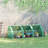 9' X 3' X 3' Portable Mini Greenhouse Outdoor Garden With Large Zipper Doors And Water/UV PE Cover, Green