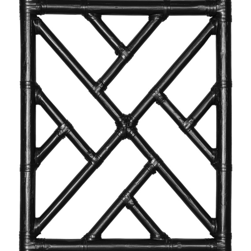 Chippendale Standard Bed, Black, California King