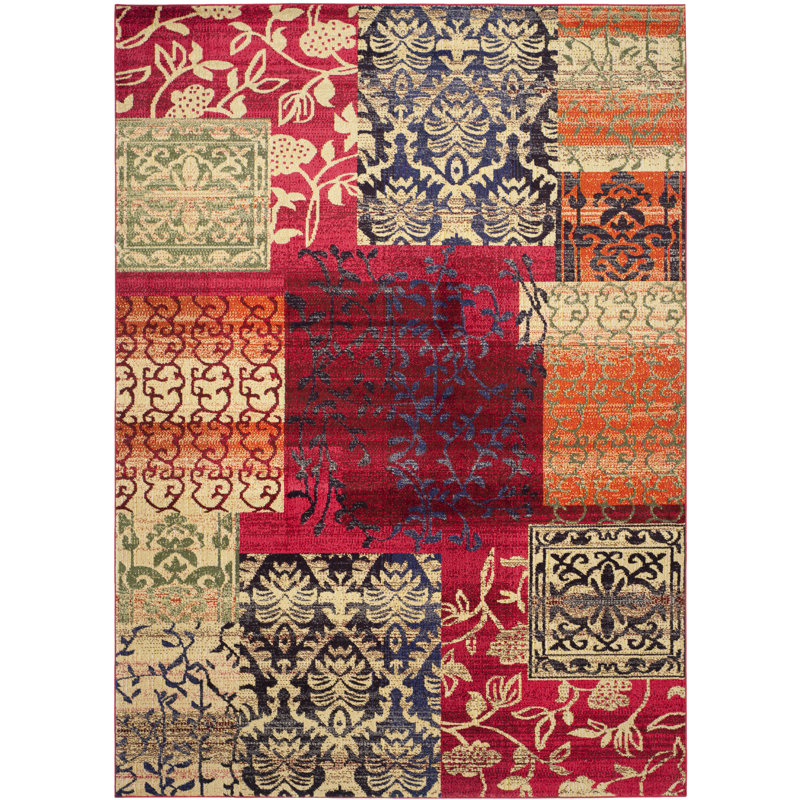 Joaquin Patchwork Hand Woven Area Rug, Rectangle 155 x 231 cm