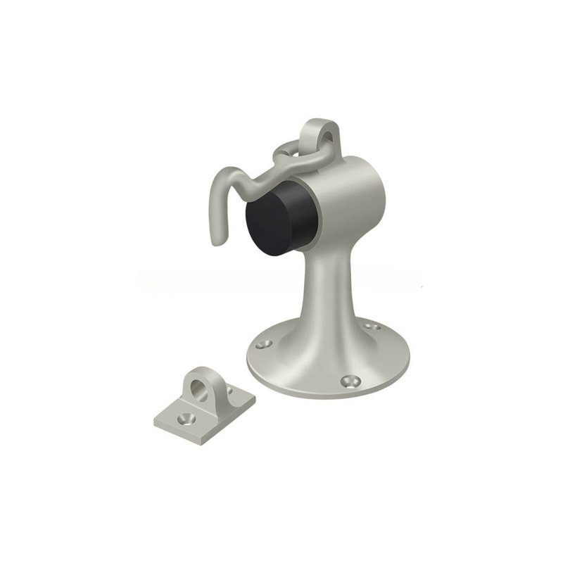 Door Stop, Brushed Nickel