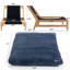 Fauteuil d'appoint simple sans accoudoirs CloudLoom avec tissu velours côtelé et dossier-132864806