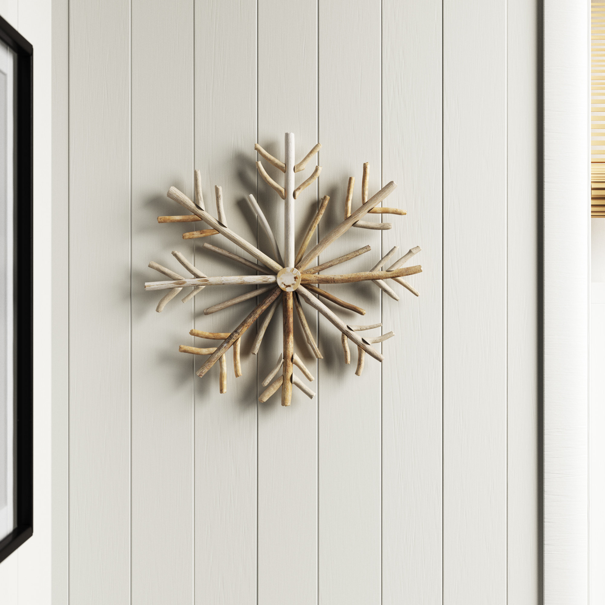 West Elm-Inspired Abstract Snowflakes - sCrap Wood Challenge - Addicted 2  DIY