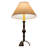Rustic Lodge Metal Buffet Lamp