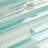 Natural 11.82 in. x 12.01 in. Interlocking Glossy Glass Mosaic Tile-60816655