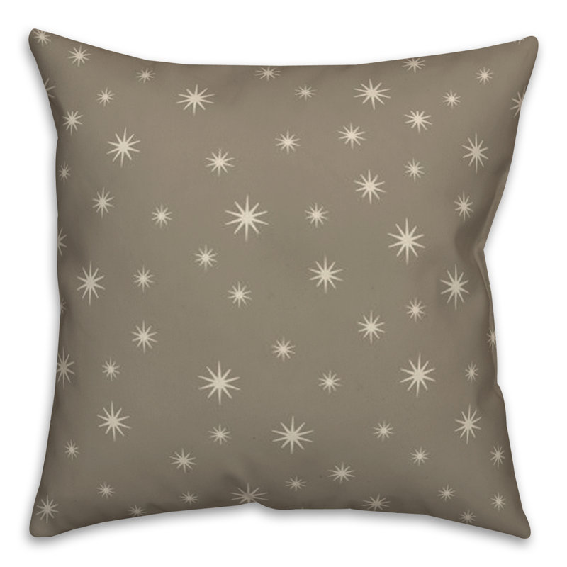 Geometric Throw Pillow, Gray