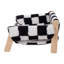 Geometric Faux Fur Pet Bed