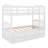 Tanvir Solid Wood Twin Over Twin Bunk Bed with Built-In Ladder , Trundle Bed Included-869780601