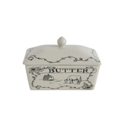 August Grove Kiser Butter Dish