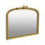 Miroir à arche dorée de style baroque 40,2 "x 29,9"