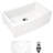White Ceramic Kitchen Sink 30" - Apron Front Arch Edge, Elegant Style With Stylish Option