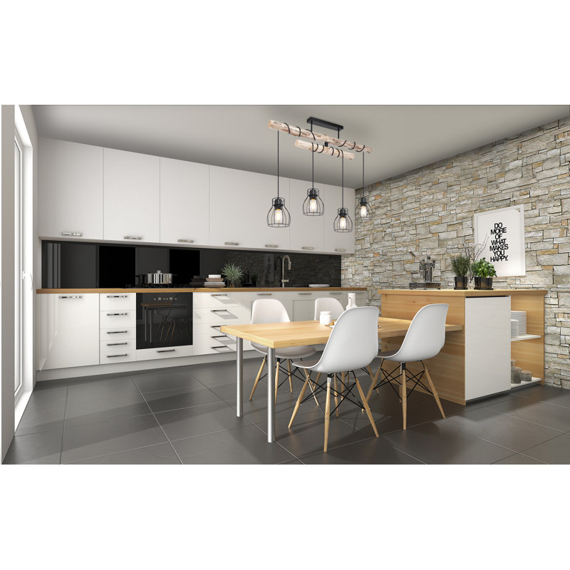 Pinkham 4 - Light Black Cluster Pendant