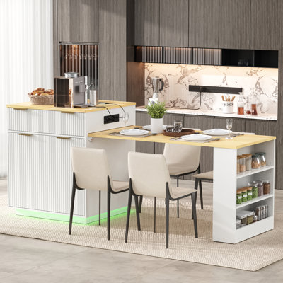 127.5 cm W Kitchen Island with