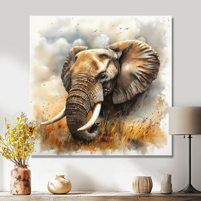 African Elephant Memories II - Décoration murale éléphant