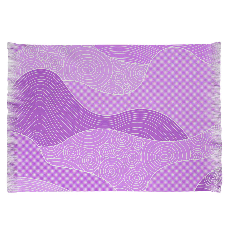 Tapis mauve à la main vagues Mcguigan, Oui
