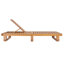 Chaise longue double en bois d'acacia avec coussins et dossiers doubles réglables Orenyx-129390893