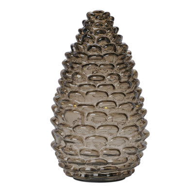 Lampe d'appoint en verre 9 po avec guirlande lumineuse DEL 