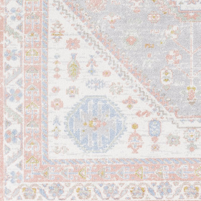 Benfield Machine Washable  Rose Area Rug