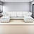 Double-Layer Cushion Modern Large U-Shaped Modular Sofa, Freely Combinable 6-Seater With Storage Function, Convertible To Sofa Bed, Perfect For Living Rooms, Offices, And Apartments-772201082