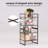 3-Tier Industrial Bookshelf, Rustic Wood and Metal Bookcase, Small Space Storage Shelf for Living Room, Bedroom, or Office-304314708