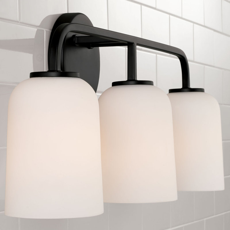 Newmarket 3 - Light Dimmable Vanity Light, Matte Black