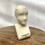 Jurnee Ceramic Phrenology Head Bust Victorian Study Ornament with Crackle Glaze Decorative Desk Sculpture