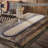 My Country Oval Runner Stencil Stars 12x60-95765165