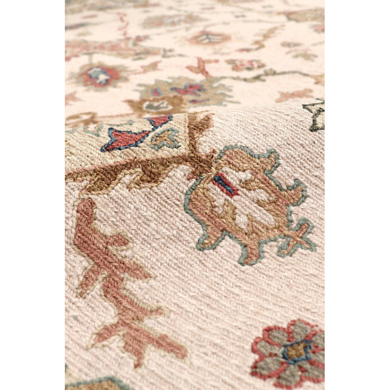 Cobby Oriental Area Rug in Ivory
