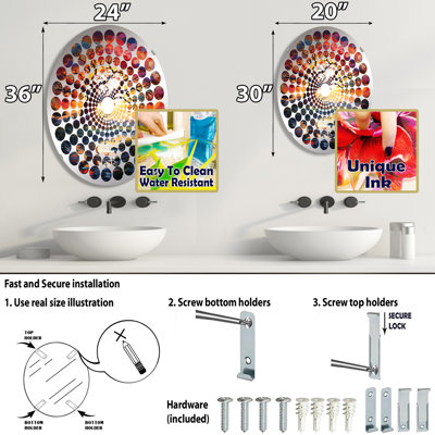Oval Wall Mirror