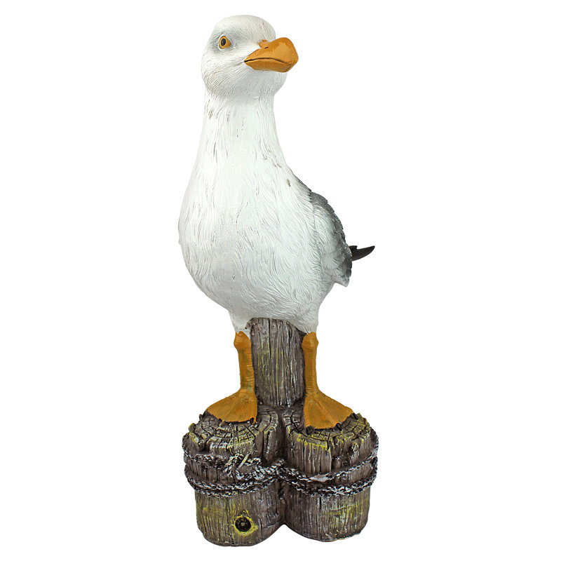 Dockside Seagull Figurine Animals Figurines & Sculptures