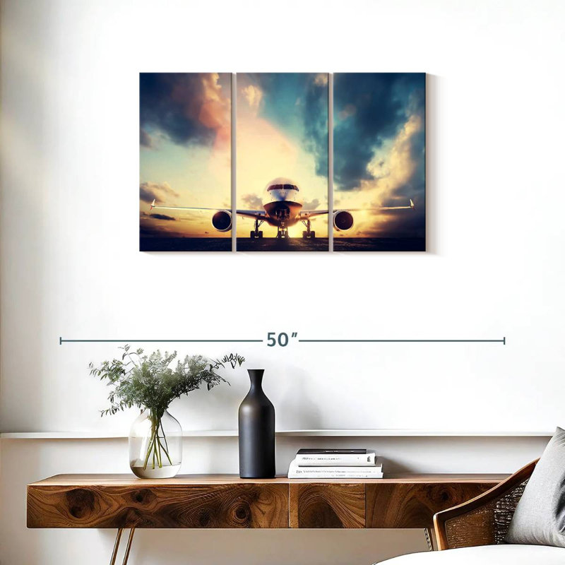 Mehar Grounded Jet, 20" H x 33" W