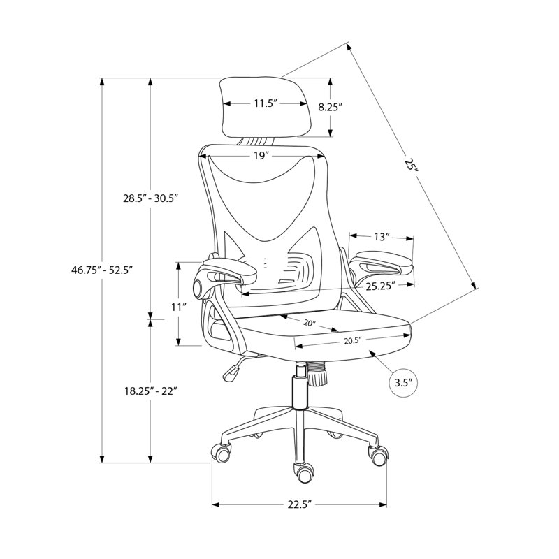 Chaise de bureau Modern