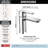 Modern Single Hole Bathroom Faucet with Drain Assembly, Single Handle Bathroom Sink Faucet-14622355