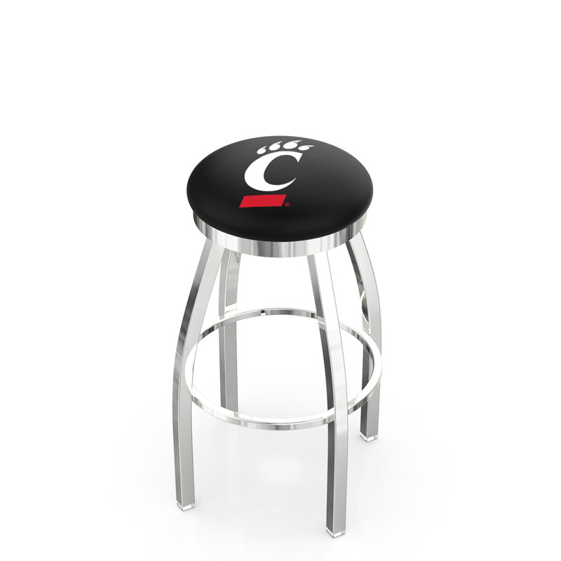 Tabouret de bar et de comptoir pivotant NCAA, Cincinnati, Tabouret de comptoir (siège d'une hauteur de 25 p