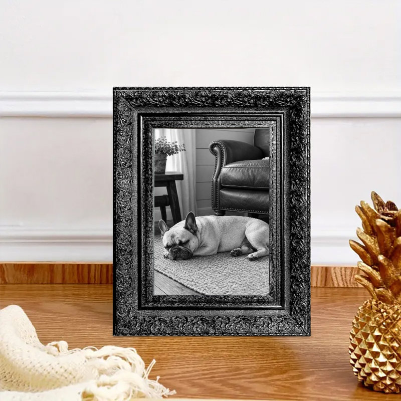 Cadre photo noir classique moderne 3 pièces pour présentation de photos 5 po x 7 po, Noir, 3, L 5 po x H 7 po