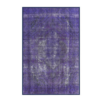 Tapis oriental mauve