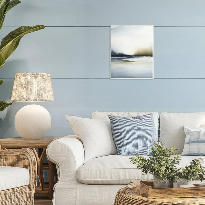 Plaque murale Misty Seaside Serenity, design par 1x