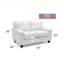 Causeuse contemporaine blanche avec confort