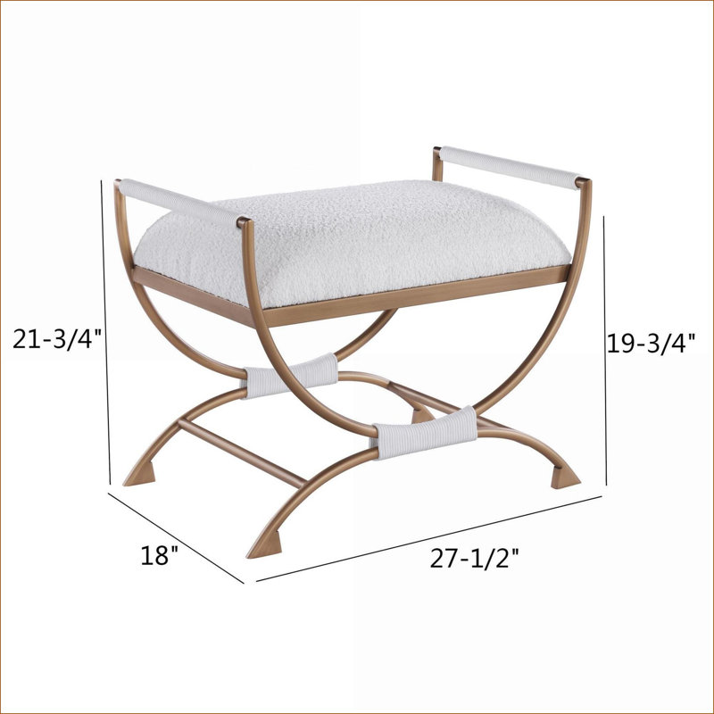Banc rembourré Nora