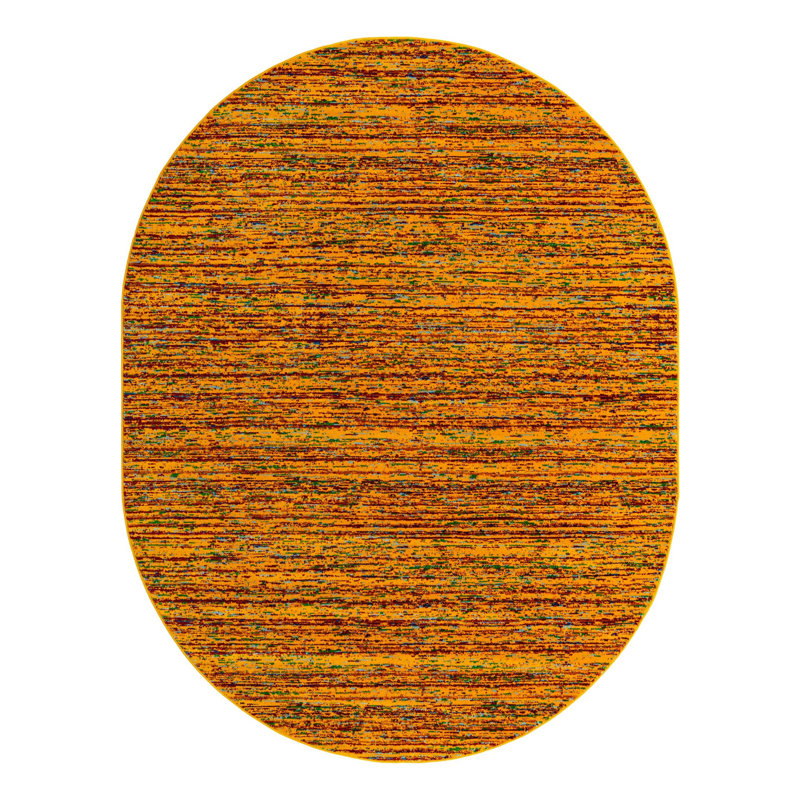 Erables Abstract Indoor Rug, Oval 7'10" x 10'
