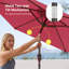 Parasol de marché 90 po avec parasol de table pour l'extérieur-623428174