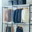 Versatile Freestanding Wood Closet System With Sturdy Metal Frame