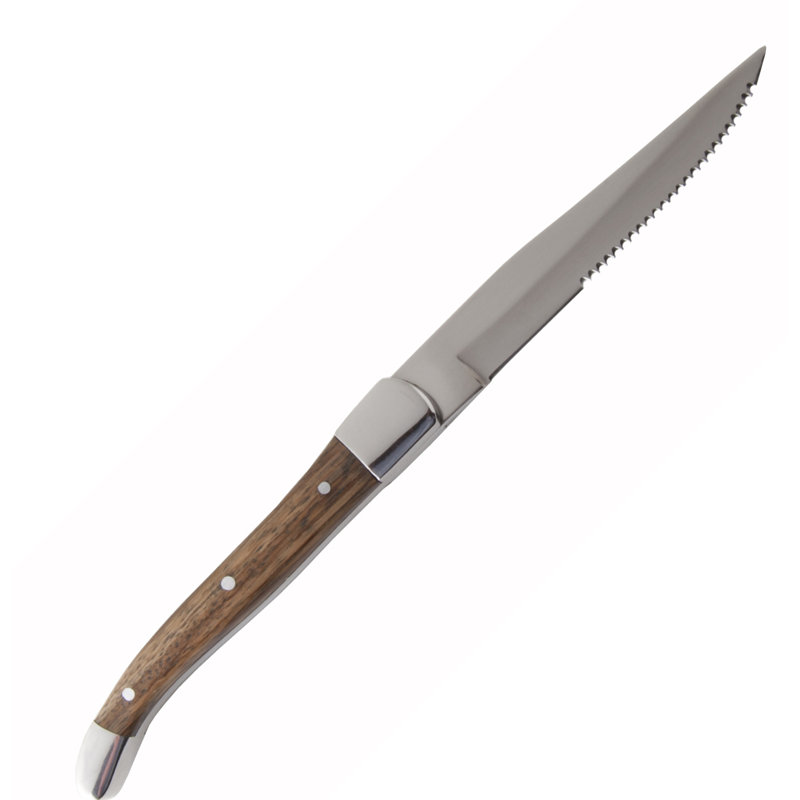 Fortessa Provencal 6 Piece Steak Knife Set, Light Wood